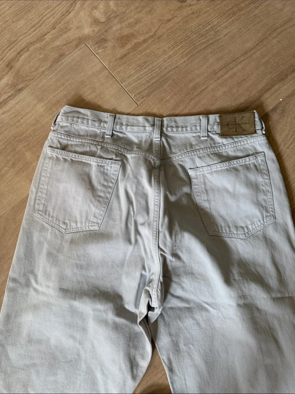 Men's Light Gray Calvin Klien Jeans